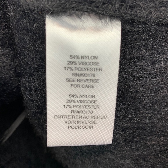 Tahari Wool Fuzzy Teddy Soft Moto Jacket Blazer Soft - Picture 6 of 8